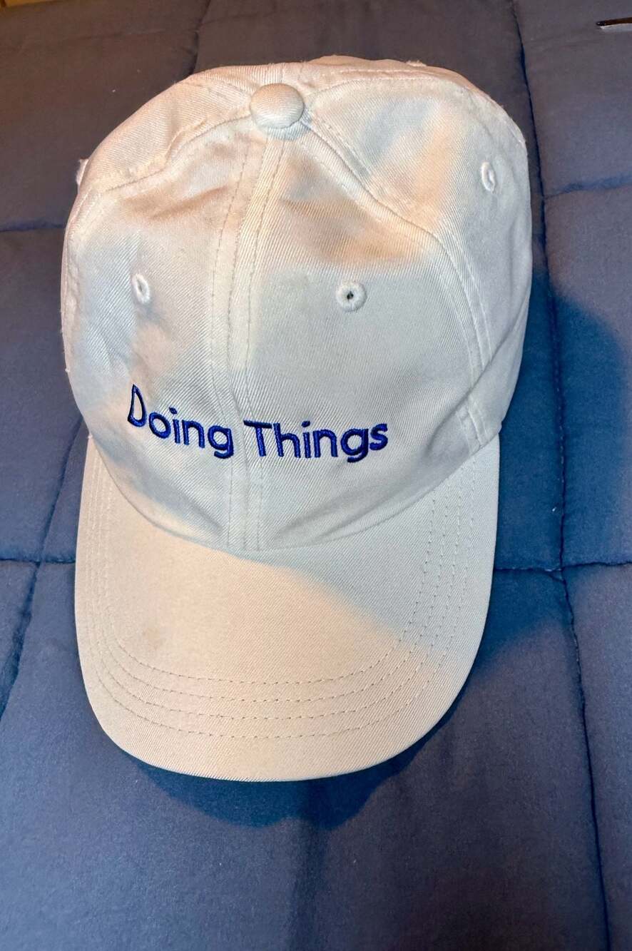 Outdoor Voices x Disney Goofy "Doing Things" Embroidered Baseball Cap